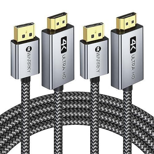 WARRKY 4K DisplayPort auf HDMI Kabel...