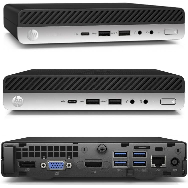 HP 800g 18cm Silent Mini-PC Business Office...