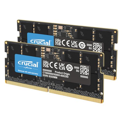 Crucial DDR5 RAM 128GB Kit (2x64GB) 5600MHz...