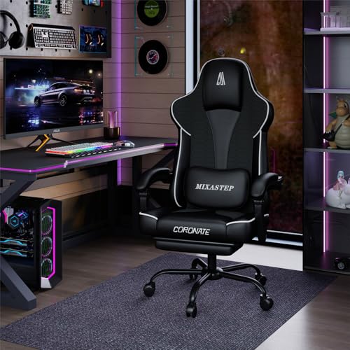 NSMAZXO Gaming Stuhl Ergonomisch mit...