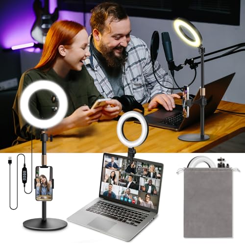 Railee Ringlicht mit Stativ Handy Laptop...