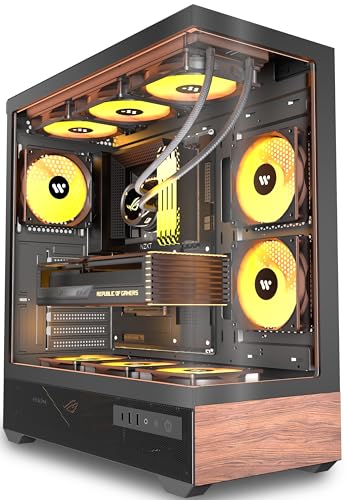 KEDIERS PC Gehäuse Vorinstallierter 5 ×...