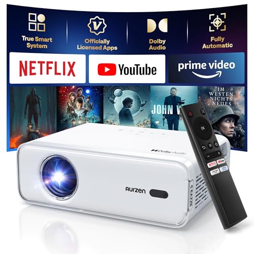Aurzen Eazze D1 Smart Beamer Heimkino...