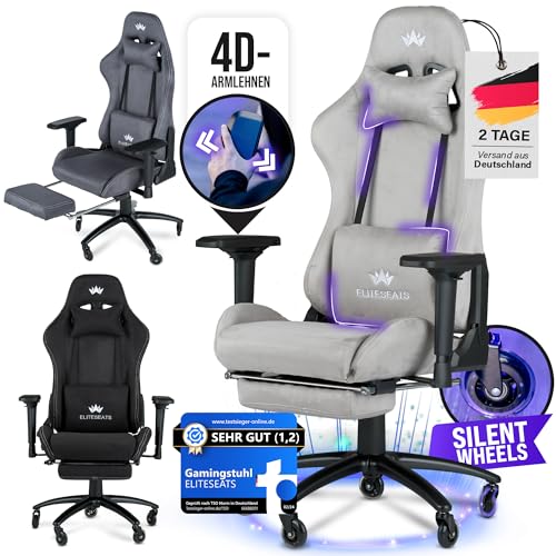 ELITESEATS Gaming Stuhl Ergonomisch...