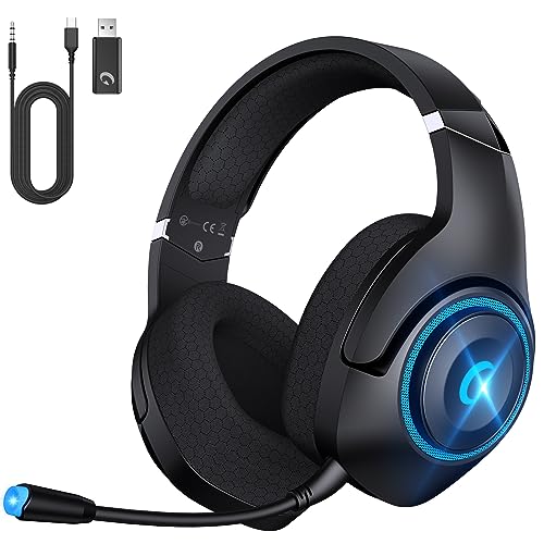 KAPEYDESI Gaming Headset Wireless, Gaming...