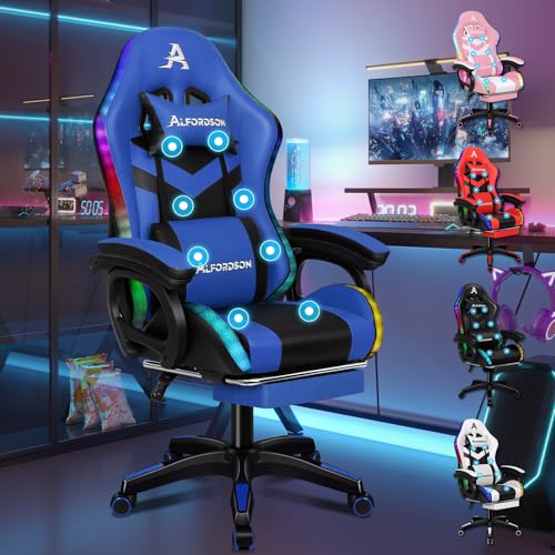 ALFORDSON Gamer Stuhl Ergonomisch, Gamer...