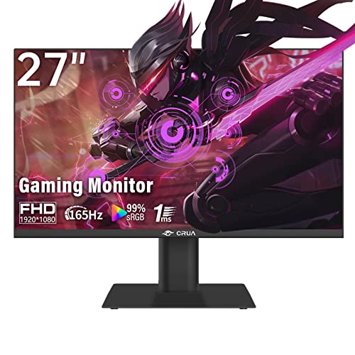 CRUA Gaming Monitor 27 Zoll FHD 165Hz...