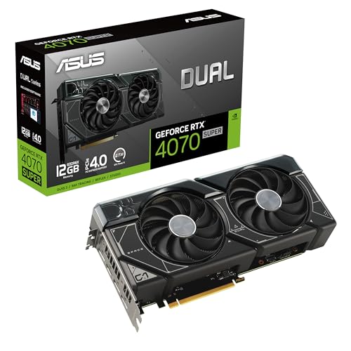 ASUS Dual GeForce RTX 4070 SUPER 12GB GDDR6X...