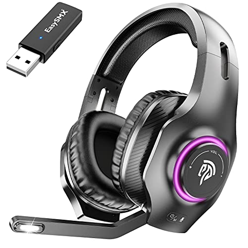 EasySMX Wireless Gaming Headset PC, 2.4G...