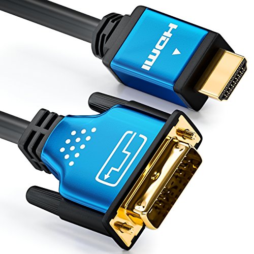 deleyCON 2m HDMI zu DVI Kabel High Speed -...