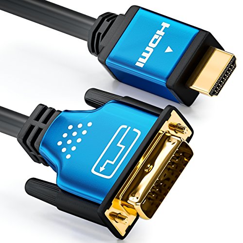deleyCON 3,0m HDMI zu DVI Kabel High Speed -...