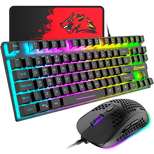 Gaming-Tastatur und -Maus,...