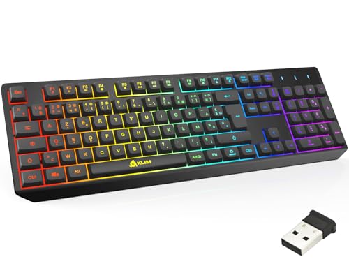 KLIM Chroma Tastatur Gamer French AZERTY...