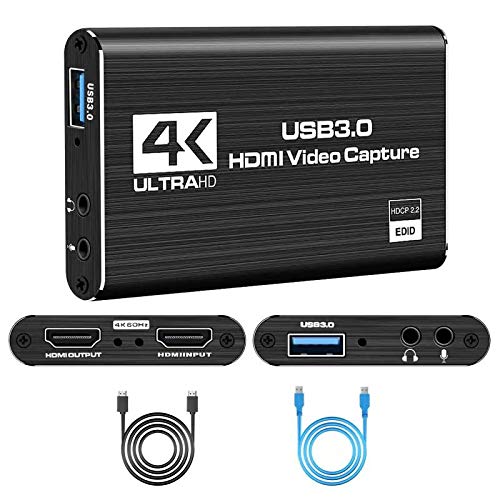 Game Capture Card, Full HD 1080p 60fps mit...
