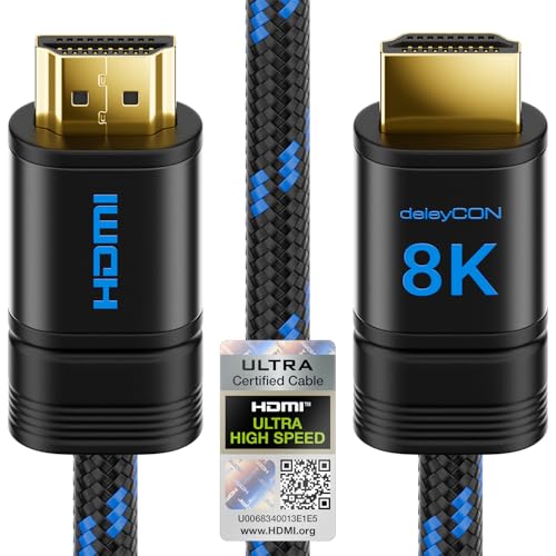 deleyCON 3,0m 8K HDMI 2.1b Kabel (48G, ULTRA...