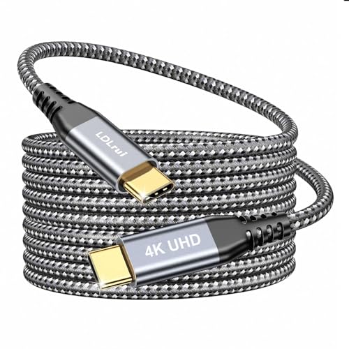 langes USB C Video Kabel 3m, extra langer USB...