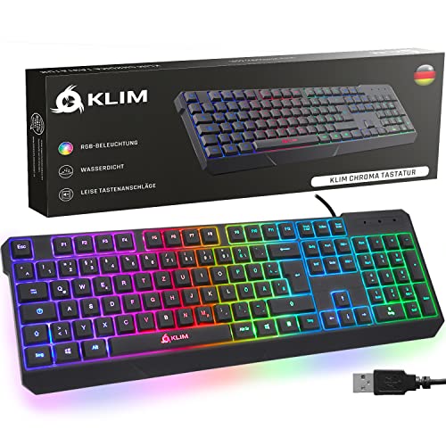 KLIM Chroma Gaming Tastatur QWERTZ DEUTSCH...
