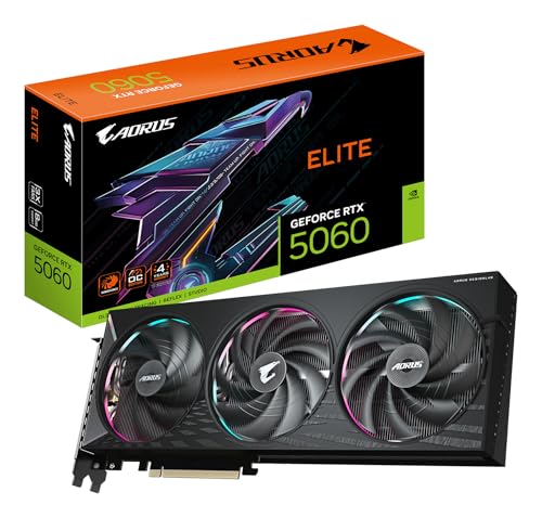 Gigabyte AORUS GeForce RTX 5060 Elite 8G...