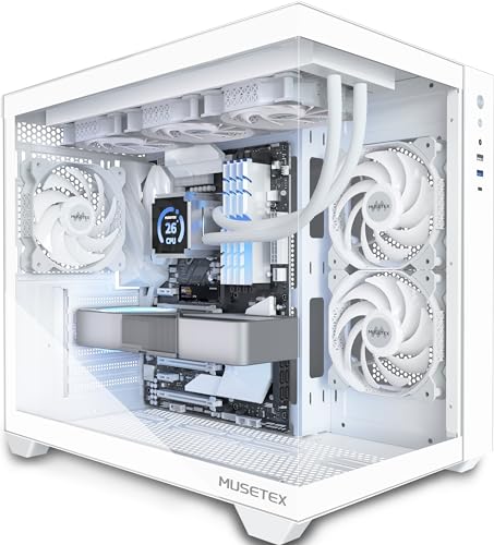 MUSETEX ATX PC Gehäuse, 360MM...