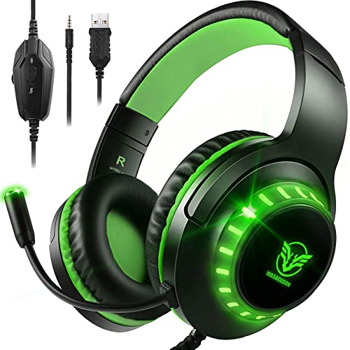 Pacrate Gaming Headset für PS4/PS5/Xbox...